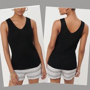 LOFT Sweater Tank in Black